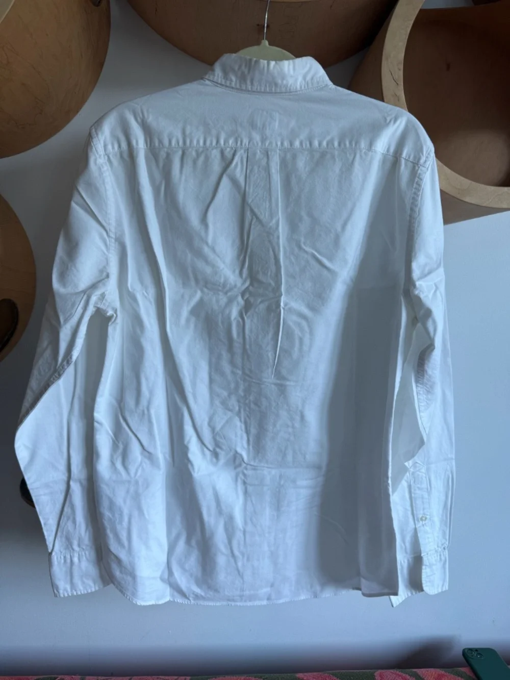 Broken-in organic cotton oxford shirt